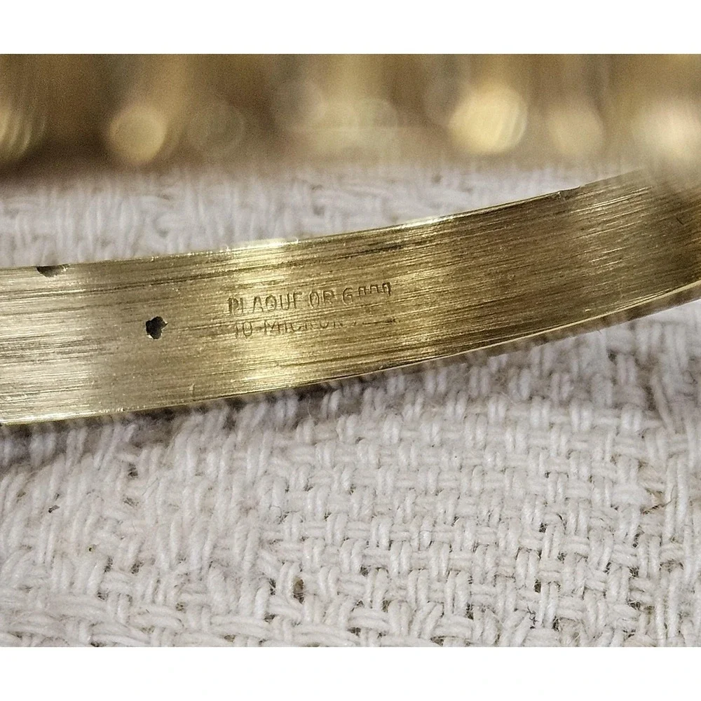 VTG Bucherer Hidden Dial‎ Womens Bangle Bracelet Watch 17 Jewels Swiss UNTESTED